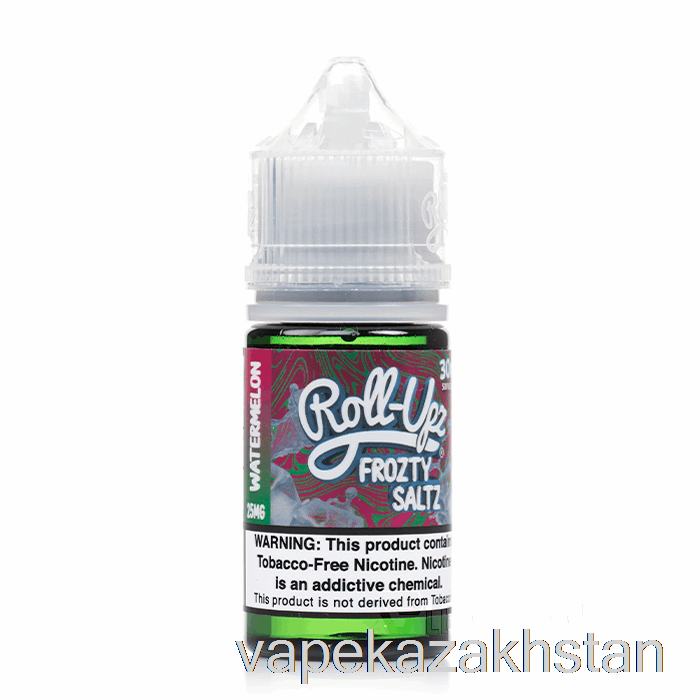 Vape Disposable Watermelon Punch ICE - Juice Roll-Upz SALT - 30mL 25mg